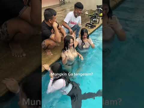 Pamela Safitri Lagi Foto shoot di dalam kolam renang || #short