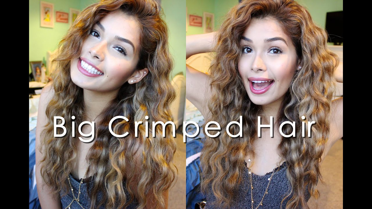 HOW TO CRIMP HAIR  WITH A CRIMPER IRON  HAIR STYLING TUTORIAL  YouTube