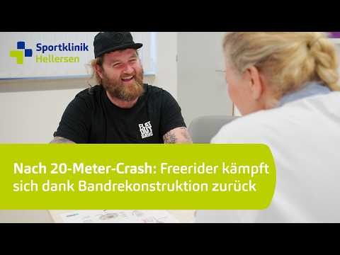 Nach 20-Meter-Crash: Freerider kämpft sich dank Bandrekonstruktion zurück