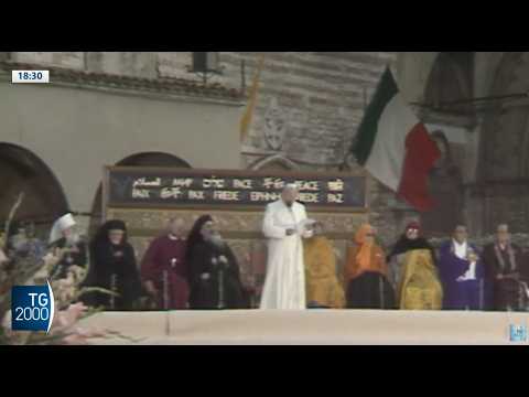 Video Assisi 1986 Giovanni Paolo II fece incontrare le religioni del mondo