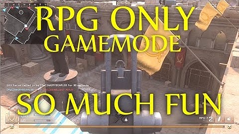 RPG ONLY GAMEMODE ON MODERN WARFARE REMASTERED (SO MUCH FUN)