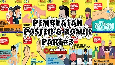 Sebutkan alat dan bahan yang digunakan dalam menggambar poster dan komik min 5