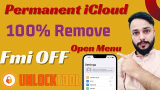 iPhone 7 iOS 15 Open Menu FMI OFF iCloud Permanent Remove Unlock Tool