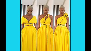 Sports Performance Infinity Dress Tutorial, African, Ankara| How to style