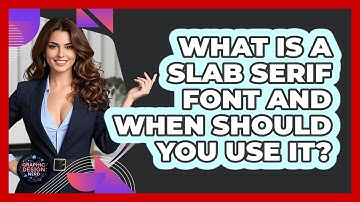 What Is A Slab Serif Font And When Should You Use It? - Graphic Design Nerd