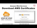 How to download AWS Certificates - Step by Step Guide