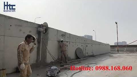 Cắt ram dốc- Công ty TNHH Kỹ thuật Xây dựng Hatacon (0988.168.060)