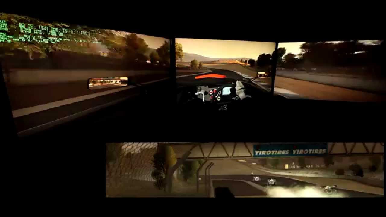 Project CARS Ariel Atom 500 V8 early morning at Lagun Seca 3xLCD