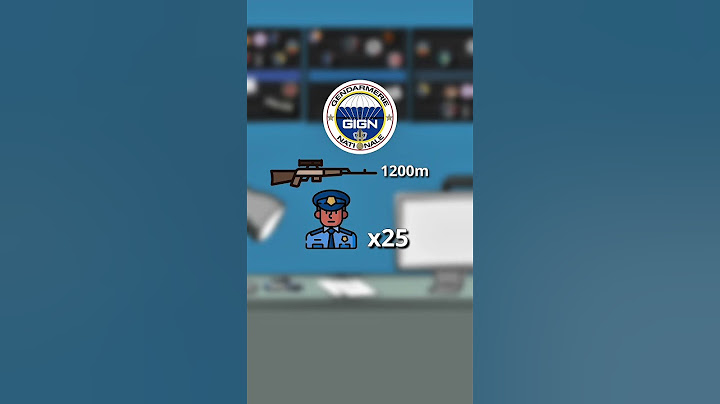 Les snipers du GIGN !