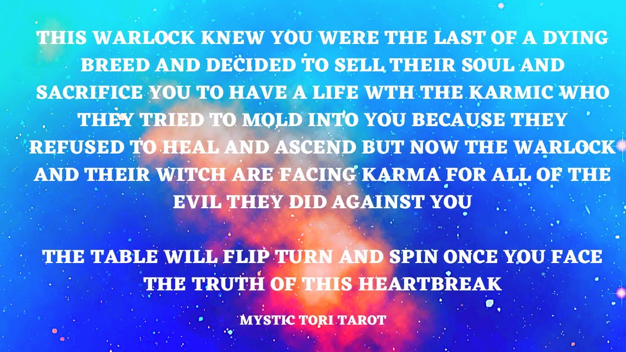 🚨🚨URGENT~ YOUR EX SACRIFICED YOU & HARVESTED YOUR ENERGY TO SHARE WITH A KARMIC FOR WEALTH 🚨🚨