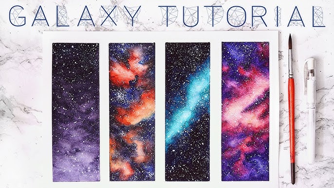 How to Draw a Galaxy  Coloured Pencil Tutorial 