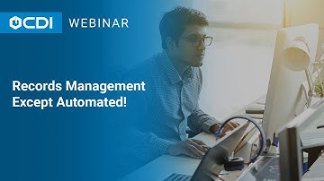 Laserfiche Tutorial: Records Management Except Automated!