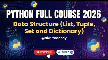 Python Data Structures Masterclass 🚀 CRUD, Map/Filter, Iteration — Everything in 1 Video!