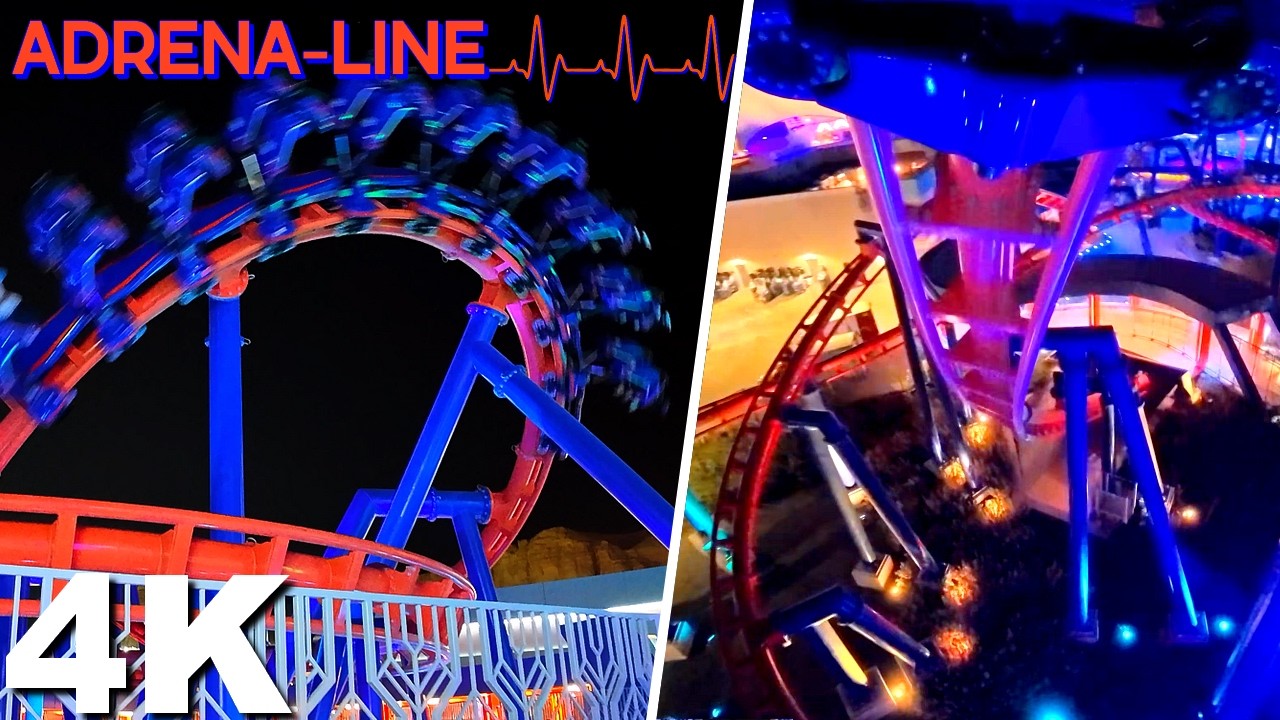 Adrena-Line [On-Ride 4K POV] - Six Flags Qiddiya City
