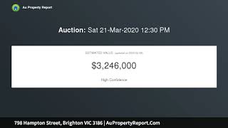 798 Hampton Street, Brighton VIC 3186 | AuPropertyReport.Com