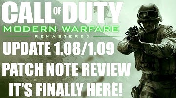Modern Warfare Remastered Patch 1.08/1.09 - Collaterals, Servers, Spawns & More! (CoD:MWR)