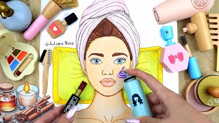 ASMR Relaxing Makeup & Spa with WOODEN cosmetics 💄 Sleep 100%