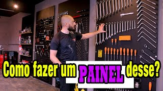 Aprenda a fazer um painel de ferramentas como esse