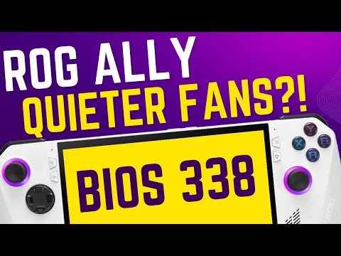 ROG Ally: NEW BIOS 338 v 337 Fan TEST!