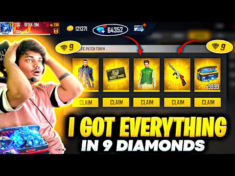 I Got All Upcoming Bundles , Gun Skins And All Items In 9 Diamonds - Garena Free Fire