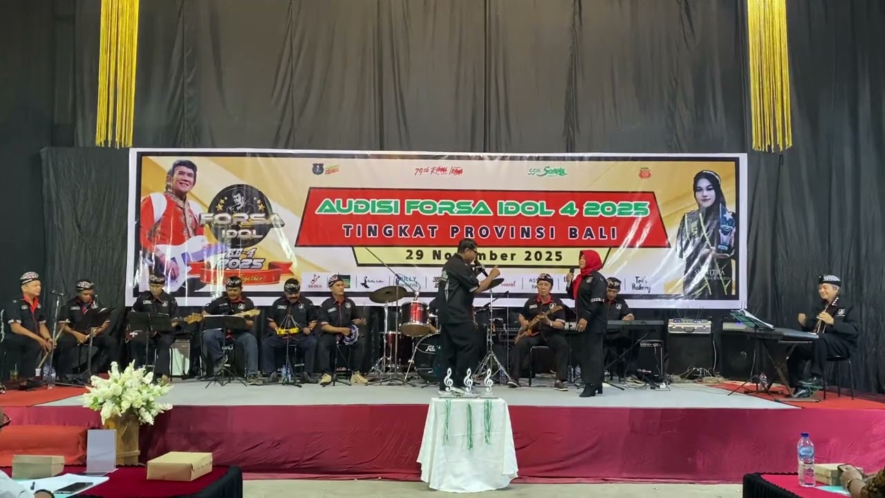 Piano''Kris Ft Endang''dalam Acara FORSA IDOL Bali KE 4