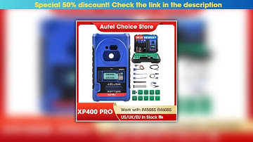 Slide Autel XP400 Pro Key Programmer Work with IM508/ IM608/ IM608 Pro Key and Chips Programming To