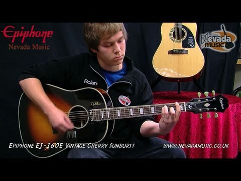 Epiphone EJ160E VC John Lennon Acoustic Guitar - Nevada Music UK ...