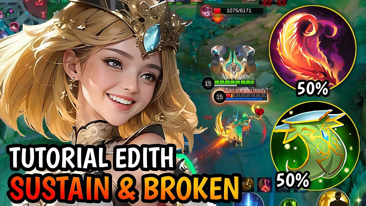 MAKNYOSS! INI DIA EDITH BUILD ROBOT KESETRUM MODE NGECARRY TIM|MLBB