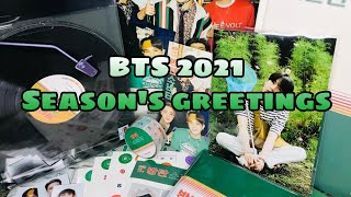 BTS 2021 SEASON'S GREETINGS UNBOXING