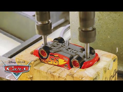 How a Lightning McQueen Die-Cast Car is Made! | Pixar Cars