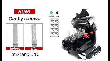 How to Cut HU66 Keys Using the Camera on the 2M2 Tank 2 Pro Key Cutting Machine