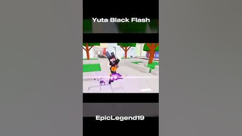 Yuta Black Flash in Jujutsu Shenanigans #jjk #roblox #jjs #edit #anime #yuta