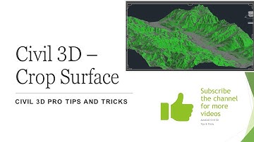 Civil 3D – Crop Surface