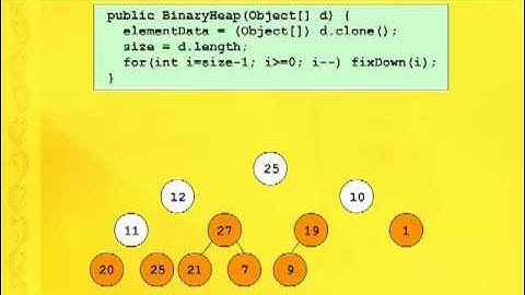 โครงสร้างข้อมูล: 8.5 Priority Queue - ฮีปทวิภาค (ต่อ)