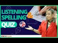 English Listening &amp; Spelling Quiz | Beginner Level