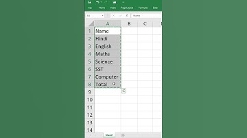 Excel Tricks And Tips || Excel Shorts Video || #shorts #excel  #mexcel
