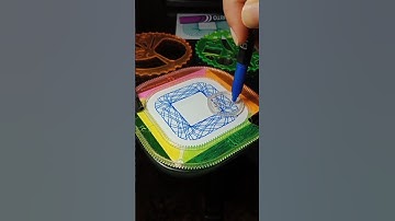 371FD. Robotic Spirograph Shape #spirograph #art