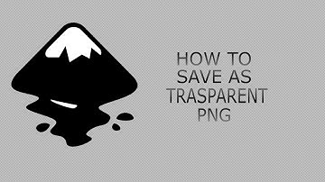HOW TO SAVE A FILE AS TRANSPARENT PNG IN INKSCAPE (Version 0.92 and later)
