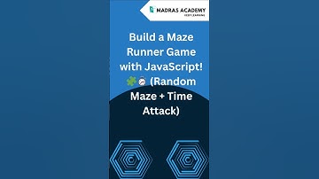 Maze Runner Game in 60 Seconds! 🧩💨 | JavaScript Time Attack Challenge ⏱️|  #shorts