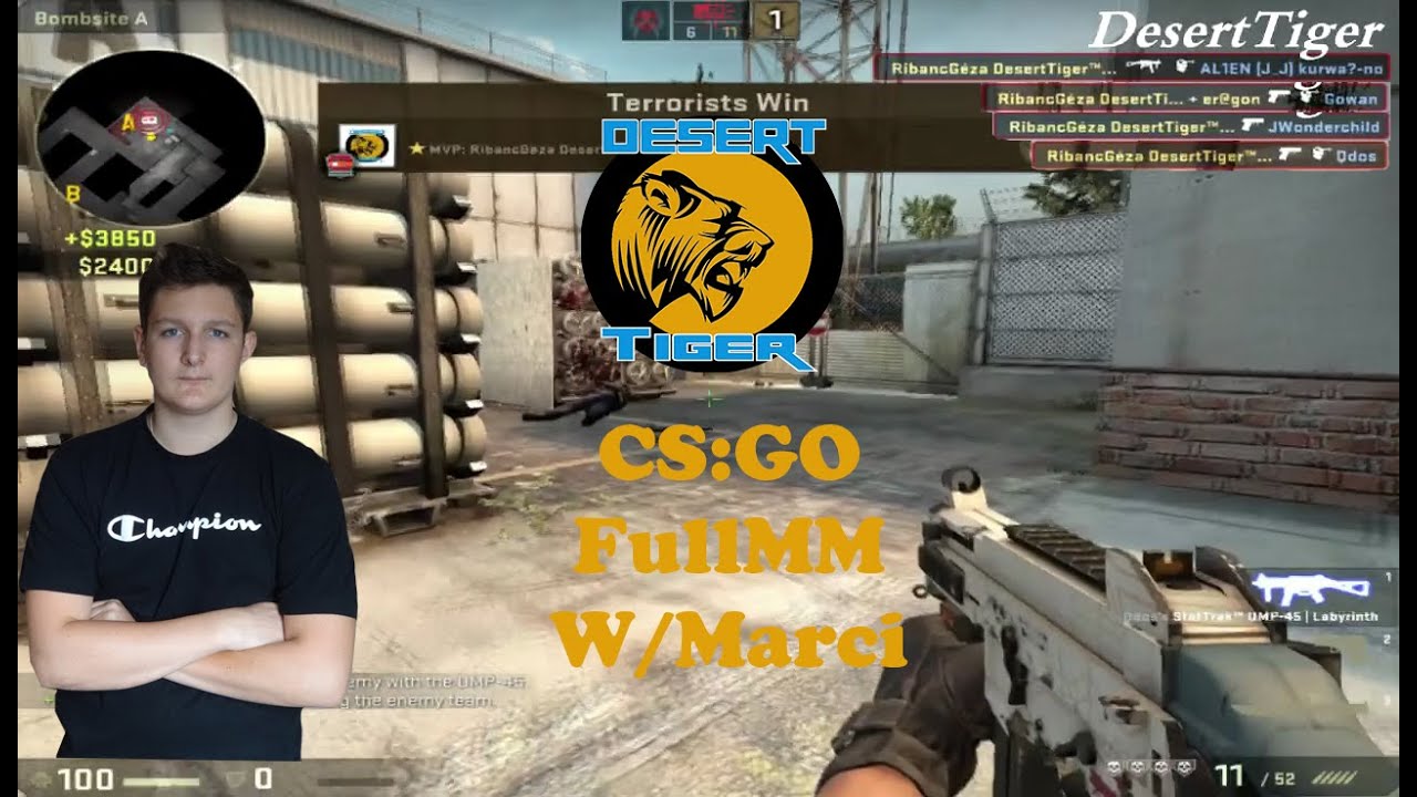 CS:GO | FULL MM| WITH/Marci #1 |401.WIN - YouTube