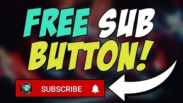 Free Sub Button - YouTube Subscribe Button - Free After Effects Files - Tutorial with Hitbotc