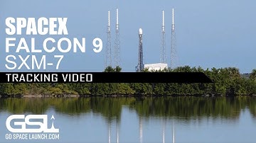 SpaceX SXM-7 Rocket Launch Tracking Video