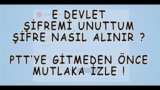 E-Devlet Şifresi Nasıl Alınır? | E-Devlet Şifremi Unuttum Şifre Sıfırlama GÜNCEL 2022