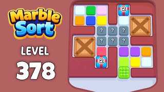 Famous Marble Sort level 378 solution Wealth