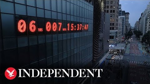 Climate Clock ticks down: Five years left to limit temperature rise to 1.5C