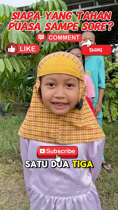 Nyanyi lagu 123 Ramadhan telah tiba 456 mari kita puasa ! #puasa #ramadan #lucu #laguanak #ytshorts