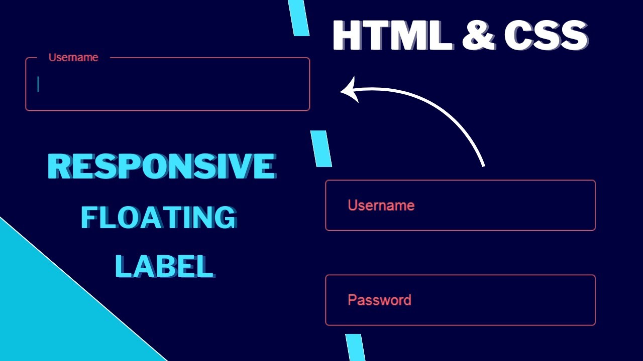 Floating Label CSS | Mastering Floating Labels in CSS and HTML (Step-by ...