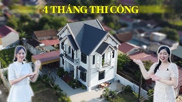 Biệt thự 2 tầng mái Thái nông thôn kiến trúc tân cổ điển đẹp | Kiến Trúc Achi