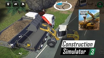 Construction simulator 3 Android gameplay Landslide Part #2.1