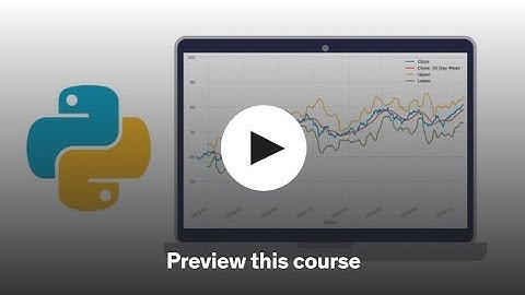 Python for Financial Analysis and Algorithmic Trading